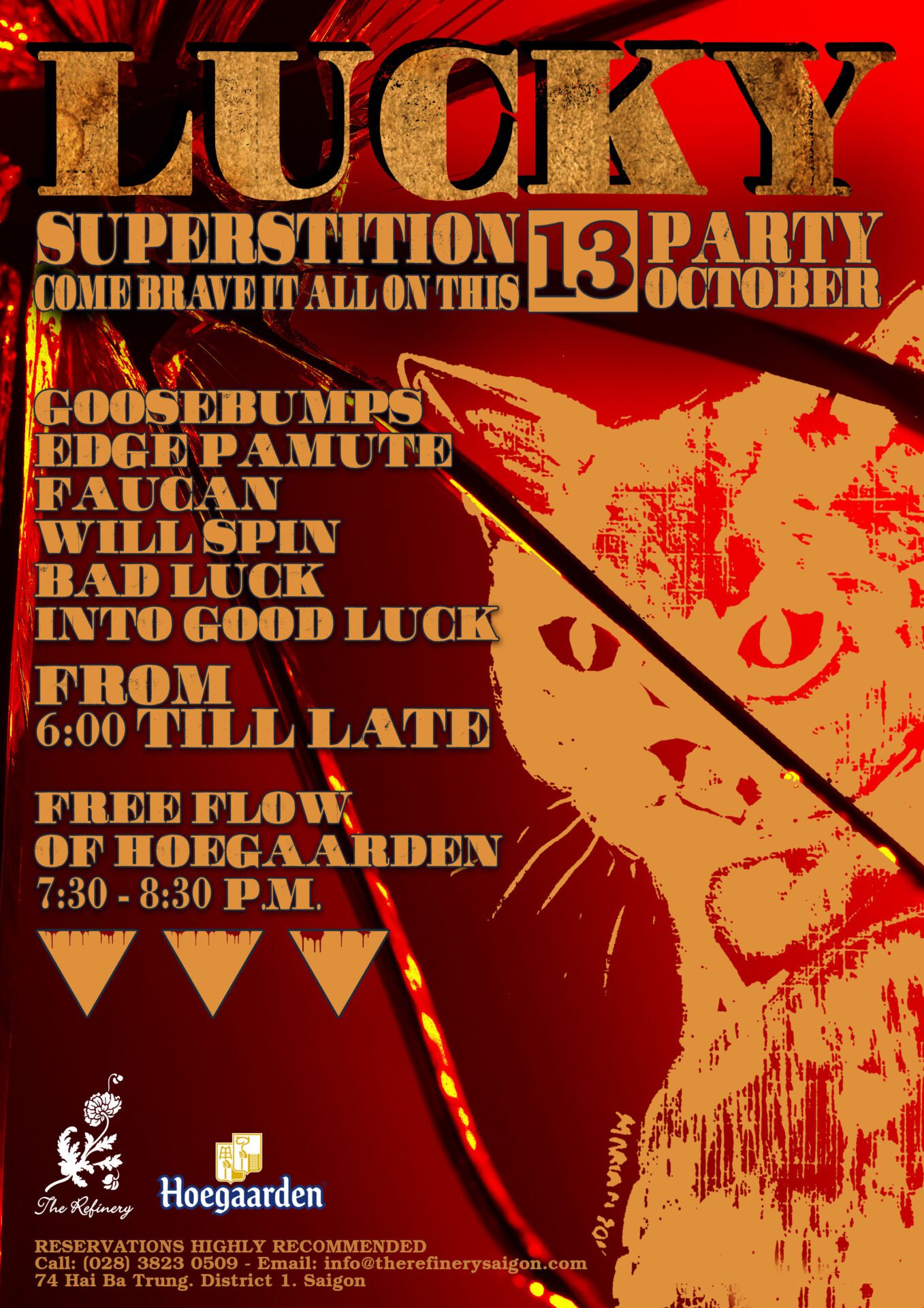 Lucky Superstition Party – The Refinery Terrace
