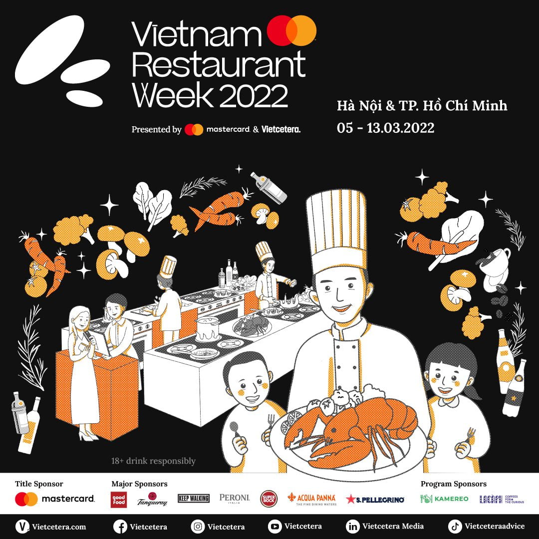 Vietnam restaurant week 2022 flyer cover